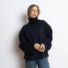 VIVI MARI Mikina s rolákem - Solid navy