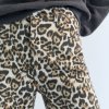 THE NEW SOCIETY Dámské kalhoty Nelia - Leopard