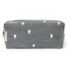STUDIO NOOS Pouzdro - Denim Grey Hearts