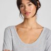 GAI+LISVA Dámské tričko Ivy - Light Grey Melange