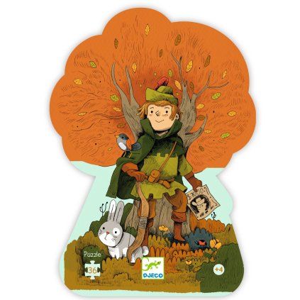 230277 djeco puzzle robin hood 36 pcs