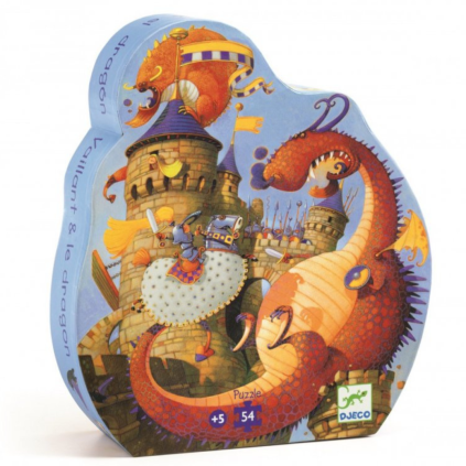 159411 djeco puzzle draci bitva 54 pcs