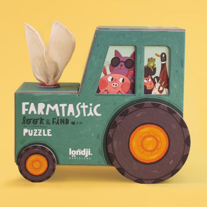 236511 londji puzzle farmtastic 36 pcs