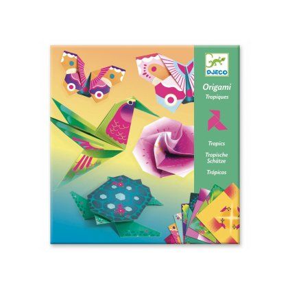 DJECO Origami neonové Tropy