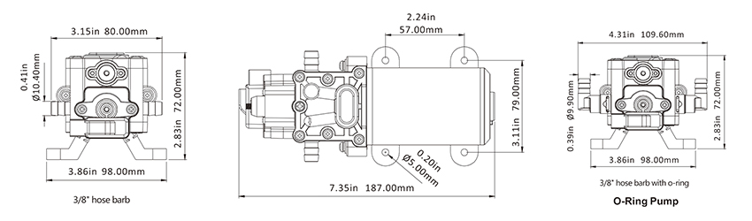 Čerpadlo hydroponie 24 V Create Flow