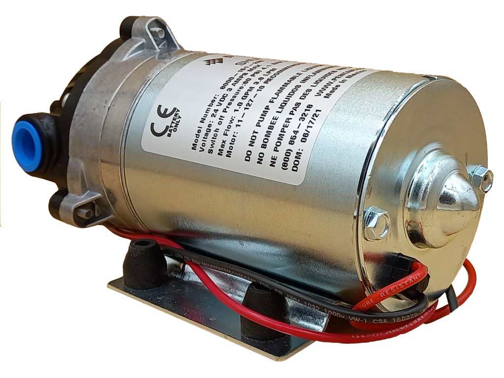 Pompe à membrane 3.8l/min, 12V/4A max.