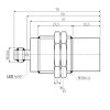 ai021 drawing Indukční snímač z kovu IP69K AI021