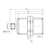 ai046 drawing Indukční snímač s vysokou odolností IP69K AI046