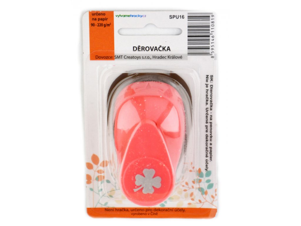 děrovačka 16mm čtyřlístek