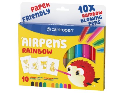 Foukací fixy na papír BLO pens RAINBOW 10 ks