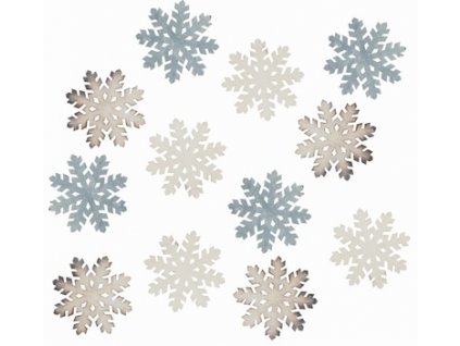 Dřevěné vločky šedé