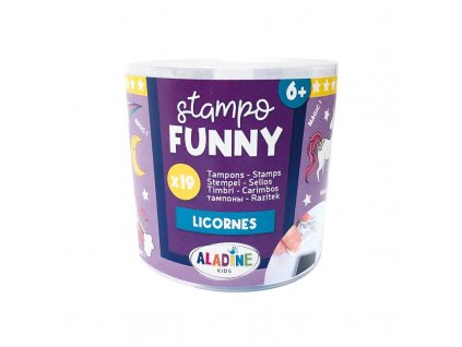 detska razitka stampo funny 19 ks jednorozci