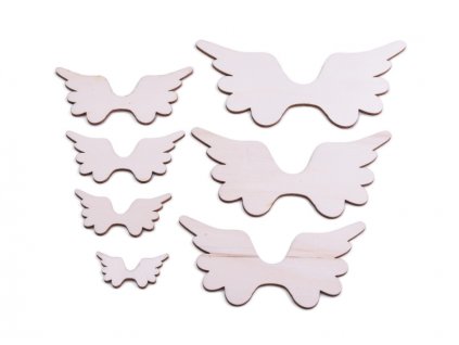Dřevěná andělská křídla vzor 1