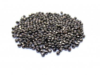 broušené korálky bronzové 3mm