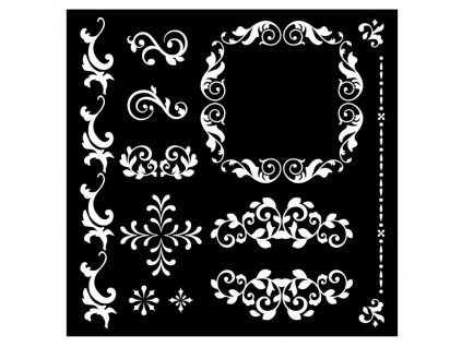 šablona ornamenty
