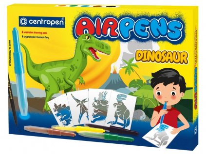 foukací fixy dinosauři