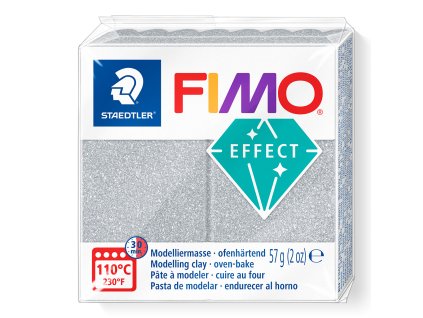 FIMO GLITTER STŘÍBRNÁ