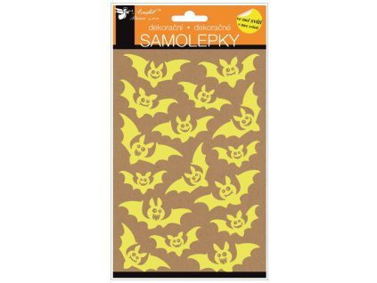 samolepky svitící netopýr