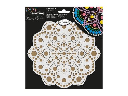 šablona mandala20cm2
