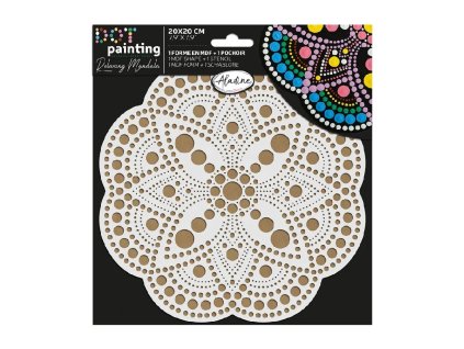 šablona mandala20cm4