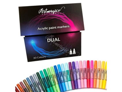 akrylové fixy dual