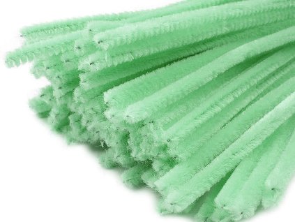 Chlupaté modelovací drátky Ø6 mm 20ks - mint