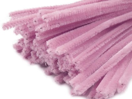 Chlupaté modelovací drátky Ø6 mm 20ks - fialová nejsvětlejší