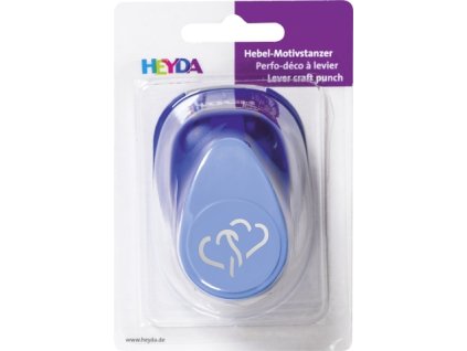 děrovačka 2 srdcé obrysové