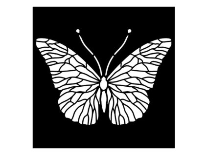 šablona motýl