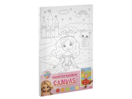 malovani na platno princezna