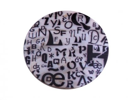 Perleťová placka hrubá 332 - 50mm