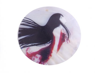 Perleťová placka hrubá 424 - 50mm