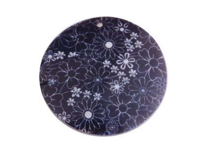 Perleťová placka hrubá 437 - 50mm