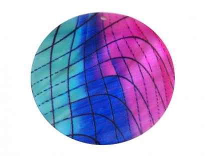 Perleťová placka hrubá 657 - 50mm