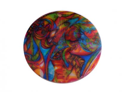 Perleťová placka hrubá 683 - 50mm