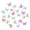 Dřevění motýli 2 cm, 24 ks