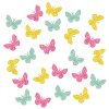 Dřevění motýli 2 cm, 24 ks jarní