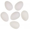 Vajíčka bílá 8 cm, 6 ks