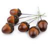 Umělý žalud na drátku - 6ks