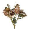 ruze kytice 28cm bezova