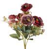 ruze kytice 28cm bordo