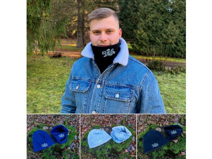 3283 zatepleny vysivany nakrcnik s vysivanym motivom kristian biely unisex strih dospela detska vyber farieb