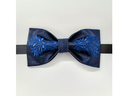 motylik kristian TM saten tmavomodry 094632