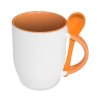eng pm JS Coating mug with spoon orange Sublimation Thermal Transfer 1228 1