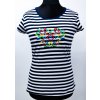 2491 damske tricko pruhovane vzor ika folk