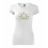 3010 6 damske tricko monika s vysivkou v bielej farbe vyber farieb tricka