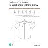 SLIM FIT KRATKY RUKAV CREATIVEART