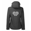 3178 18 softshellova bunda damska micro fleece s vysivkou vzoru ika v bielej farbne vpredu a vzadu