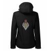 3184 13 softshellova bunda damska micro fleece s vysivkou vzoru matus vpredu a vzadu