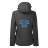 3187 18 softshellova bunda damska micro fleece s vysivkou vzoru ika modra vpredu a vzadu